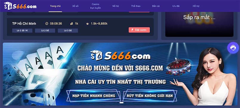 Trò chơi trên s666 new mobile cực đa dạng